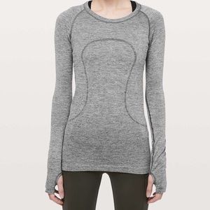 Lululemon gray long sleeve size large